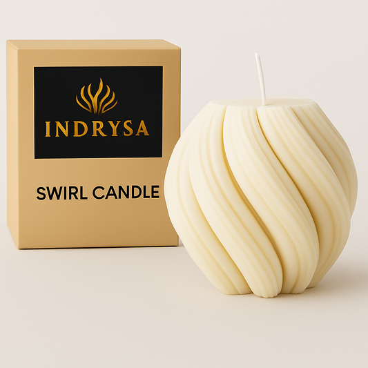 INDRYSA Swirl Candle